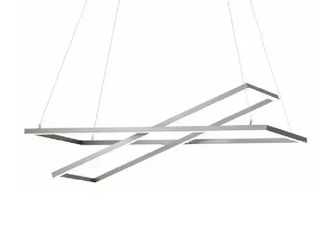 Подвесной светильник tamasera (eglo) серебристый 80x120x40 см.