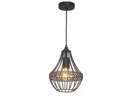 Подвесной светильник terra (eurosvet) черный 29 см.