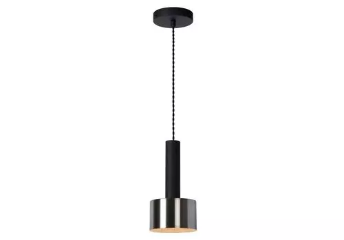 Подвесной светильник teun (lucide) черный 13x40x13 см.