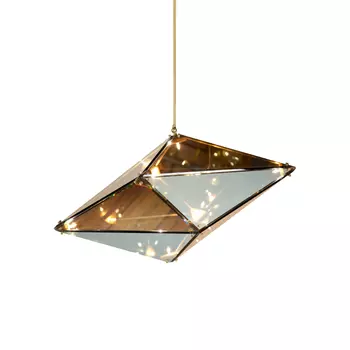 Подвесной светильник (to4rooms) бронзовый 78x38x33 см.