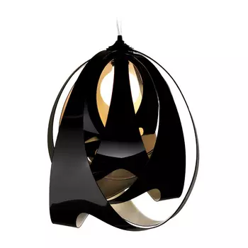 Подвесной светильник (to4rooms) черный 30x43x30 см.