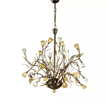 Подвесной светильник (to4rooms) коричневый 72x51x72 см.