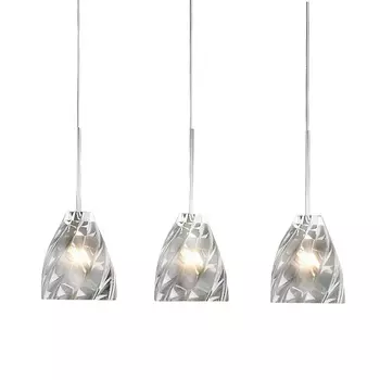 Подвесной светильник (to4rooms) прозрачный 64x150x10 см.