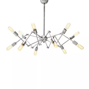 Подвесной светильник (to4rooms) серебристый 135x135 см.