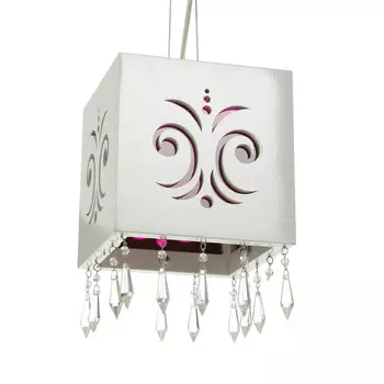 Подвесной светильник (to4rooms) серебристый 16x22 см.