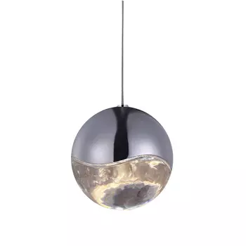 Подвесной светильник (to4rooms) серебристый 20x120x20 см.