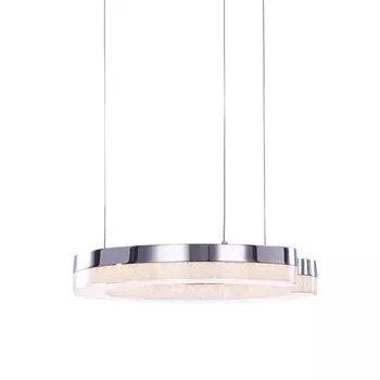 Подвесной светильник (to4rooms) серебристый 30x150x30 см.