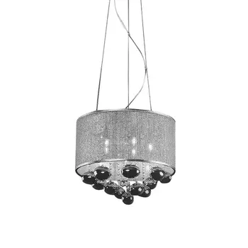 Подвесной светильник (to4rooms) серебристый 37x31x37 см.