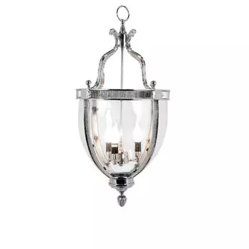 Подвесной светильник (to4rooms) серебристый 40x80x40 см.