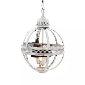 Подвесной светильник (to4rooms) серебристый 43x63x43 см.