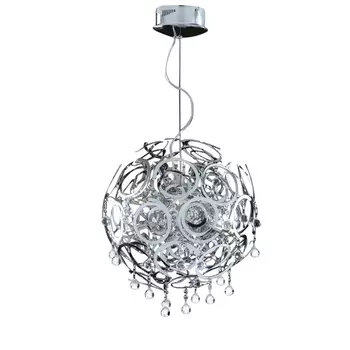 Подвесной светильник (to4rooms) серебристый 50x120x50 см.