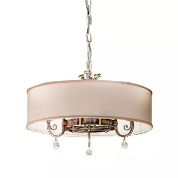 Подвесной светильник (to4rooms) серебристый 60x20x60 см.