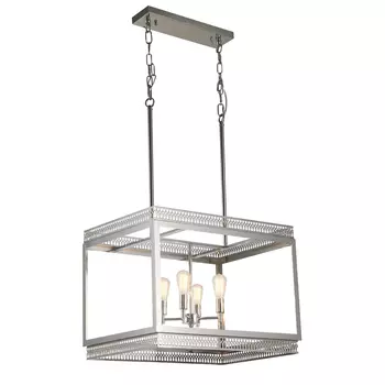 Подвесной светильник (to4rooms) серебристый 60x84x42 см.