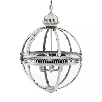 Подвесной светильник (to4rooms) серебристый 60x88x60 см.