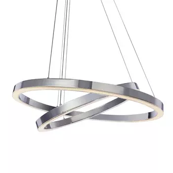 Подвесной светильник (to4rooms) серебристый 62x150x62 см.