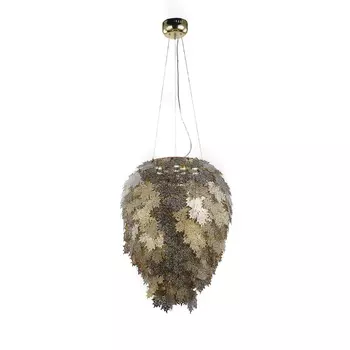 Подвесной светильник (to4rooms) серебристый 65x130x65 см.