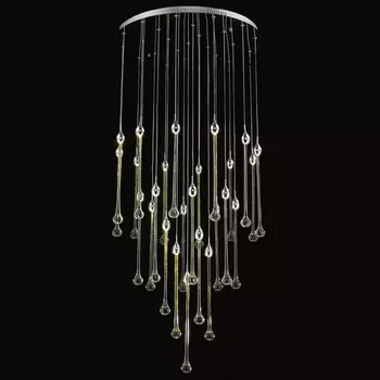 Подвесной светильник (to4rooms) серебристый 80x150x25 см.