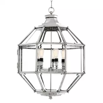 Подвесной светильник (to4rooms) серебристый 80x98x80 см.