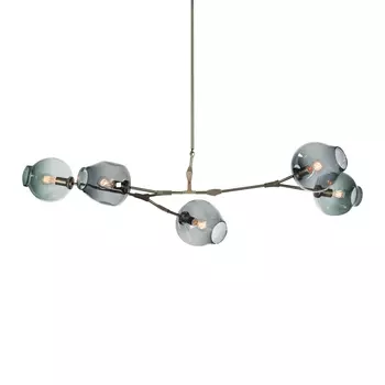 Подвесной светильник (to4rooms) серый 160x53 см.