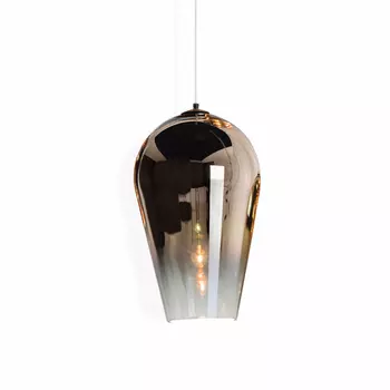 Подвесной светильник (to4rooms) серый 20x40x20 см.