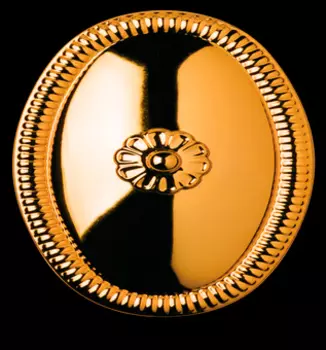 Подвесной светильник (to4rooms) золотой 27x32x27 см.