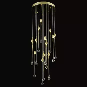 Подвесной светильник (to4rooms) золотой 43x150x43 см.