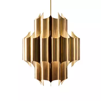 Подвесной светильник (to4rooms) золотой 60x75x60 см.