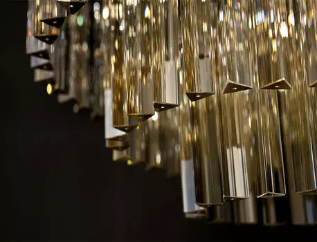 Подвесной светильник (to4rooms) золотой 80x55x80 см.