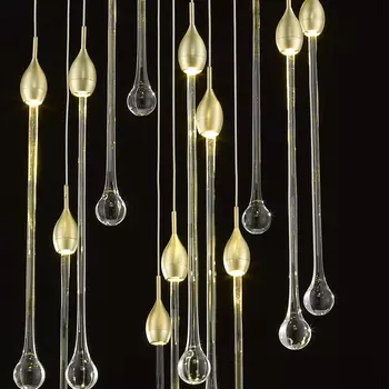 Подвесной светильник (to4rooms) золотой 83x180x83 см.