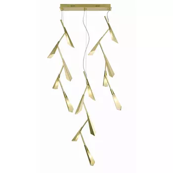 Подвесной светильник (to4rooms) золотой 93x131x44 см.