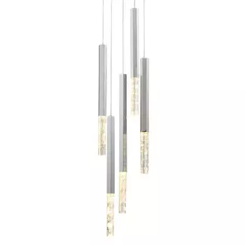 Подвесной светильник vita (delight collection) серебристый 28x52x28 см.