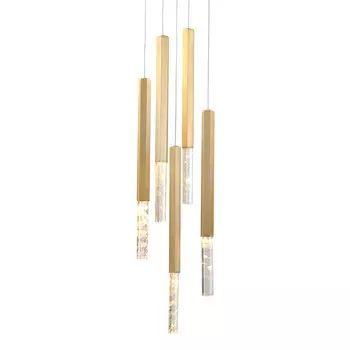 Подвесной светильник vita (delight collection) золотой 28x52x28 см.