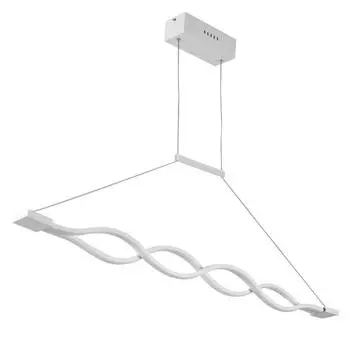 Подвесной светодиодный светильник snow (moderli) белый 6x108x120 см.