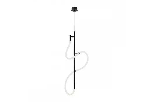 Подвесной светодиодный светильник true черный (moderli) черный 40x150x40 см.