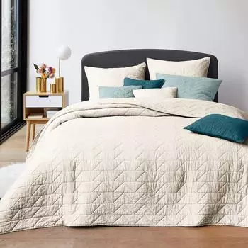 Покрывало scenario (laredoute) бежевый 140x200 см.