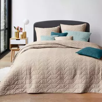 Покрывало scenario (laredoute) бежевый 140x200 см.