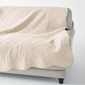 Покрывало scenario (laredoute) бежевый 180x250 см.