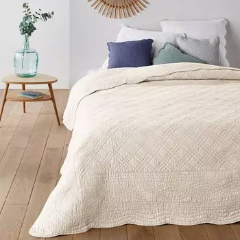 Покрывало scenario (laredoute) бежевый 230x250 см.