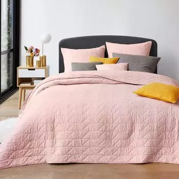 Покрывало scenario (laredoute) розовый 150x150 см.