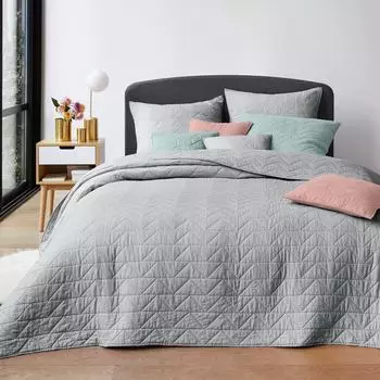 Покрывало scenario (laredoute) серый 150x150 см.