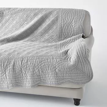 Покрывало scenario (laredoute) серый 230x250 см.