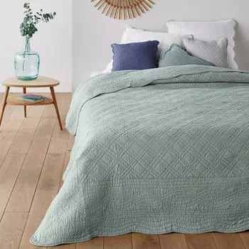 Покрывало scenario (laredoute) зеленый 250x250 см.