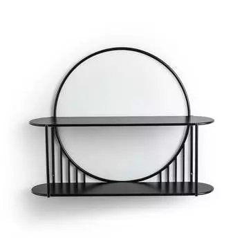 Полка настенная ginola (laredoute) черный 80x61x23 см.