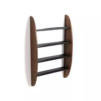 Полка настенная lesia (laredoute) коричневый 70x120x22 см.