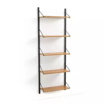 Полка настенная quilda (laredoute) коричневый 66x185x26 см.