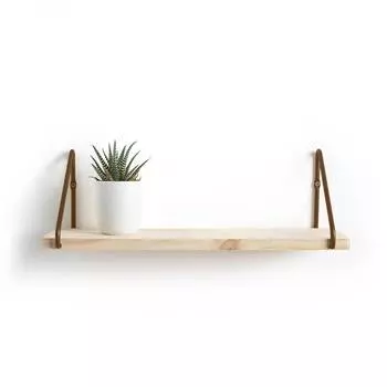 Полка настенная vinto (laredoute) бежевый 50x16x15 см.