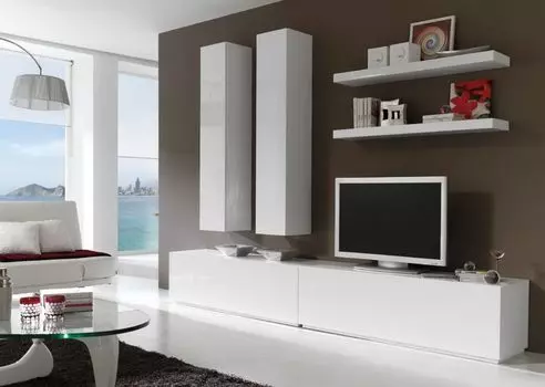 Полка навесная (dupen) белый 120.0x5.0x26.0 см.