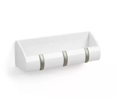 Полка-органайзер cubby mini (umbra) белый 26x7x6 см.