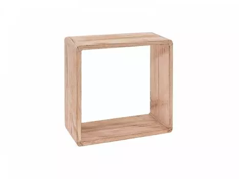 Полка paulownia (ogogo) коричневый 27x27x12 см.