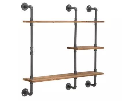 Полка (to4rooms) коричневый 98x100x23 см.